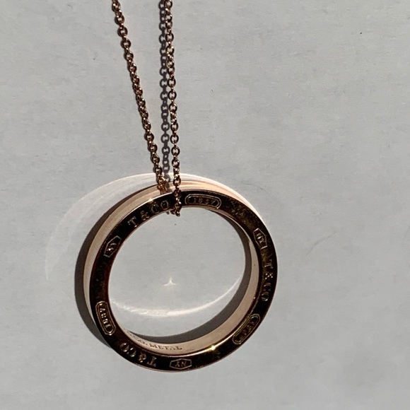 Tiffany & Co. Jewelry - Tiffany & Co. 1837 Pendant on a chain in Rubedo